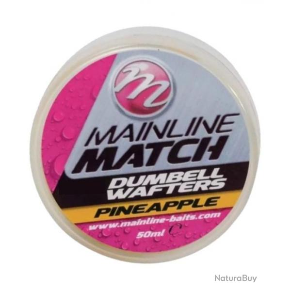 MAINLINE MATCH DUMBELL SEMI-FLOTTANTES JAUNE - PINEAPPLE MAINLINE 6mm