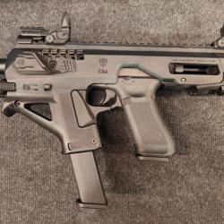 Glock 17 GEN  5 cal. 9x19 micro Roni gen4 CAA USA lampe et laser vert occasion + sangle combat