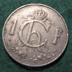 piece de 1 franc Luxembourg 1957