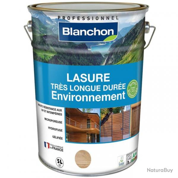 Lasure environnement Biosource Blanchon 5l incolore