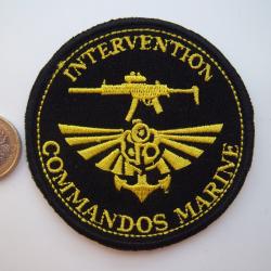 écusson militaire intervention commandos marine insigne tissu