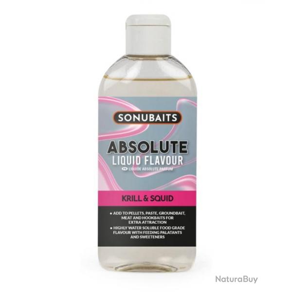 SONUBAITS ABSOLUTE LIQUID FLAVOUR KRILL & SQUID 200ML