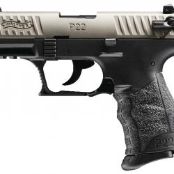 WALTHER P22Q STANDARD NICKELÉ CAL. .22 LR