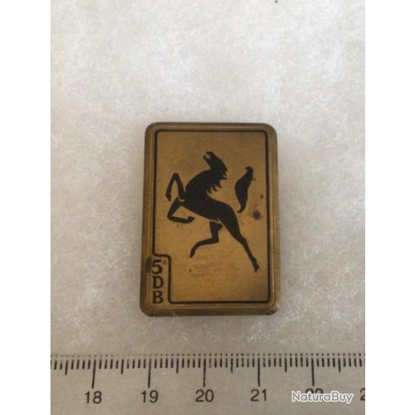 FRANCE ABC ARME BLINDE CAVALERIE 1945/46 - insigne 5 DB Division Blinde D.Ber