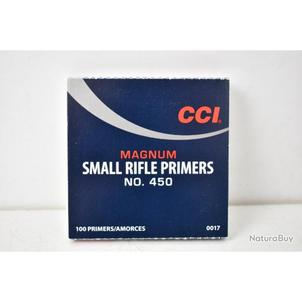 Amorces CCI 450 Small Rifle Magnum x100