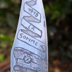 Couteau de tranchée artisanal ww1 14/18  angleterre