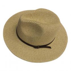 CHAPEAU DE PAILLE FEDORA TS