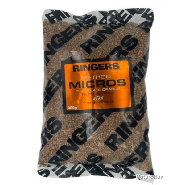 RINGERS PELLETS METHOD MICROS CHOCOLAT ORANGE 900GR RINGERS