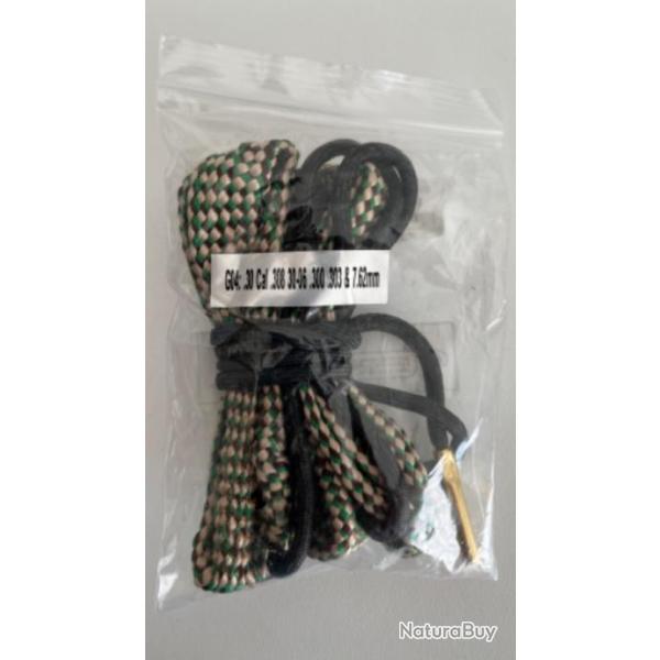 Boresnake nettoyage arme cal308,7,62,30,06,300mm ou 22lr,223,5.56mm