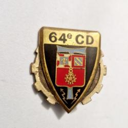 64ème Compagnie Divisionnaire - Transmission - Insigne - Drago