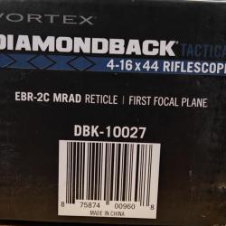 Lunette Vortex Diamondback Tactical 4-16X44 EBR-2C MRAD