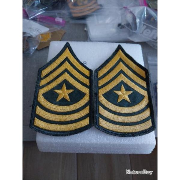 Lot de Grades arme us FIRST SERGEANT original