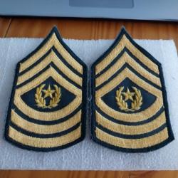 Lot de Grades armée us COMMAND SERGEANT MAJOR original