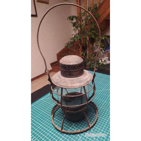 LAMPE, LANTERNE DIETZ USA NEW YORK, 14/18 WW1,UTILISEE PAR L'ARMEE US,  CHEMIN DE FER