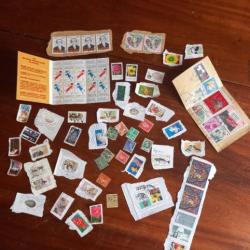 Lot de timbres divers