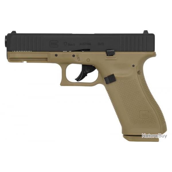 Pistolet Glock 17 Gen 5 BB 4.5 mm Edition Limit Color Umarex BLACK COYOTE