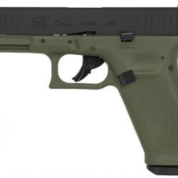 Pistolet Glock 17 Gen 5 BB 4.5 mm Edition Limité Color Umarex BLACK BATTLEFIELD GREEN