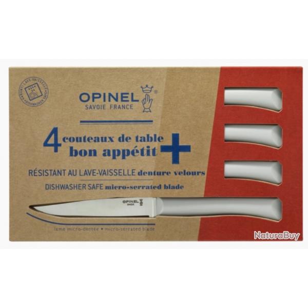 Coffret de 4 couteaux Opinel  de table Bon Apptit + /  Nuage