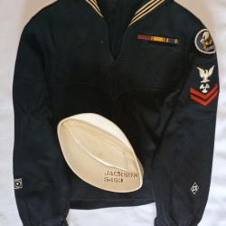 Ensemble US NAVY matelot SEABEES 44 WW2