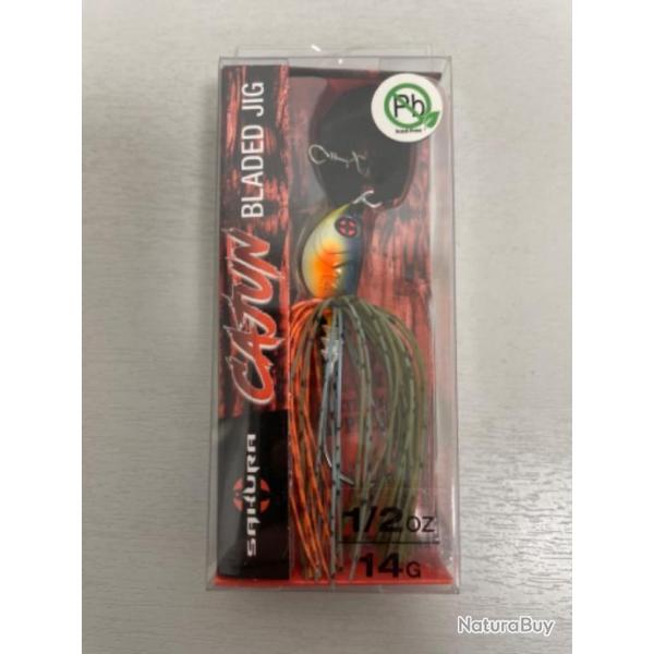 !! LEURRE SAKURA CAJUN BLADED JIG 14gr JC21