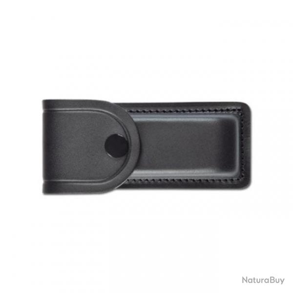 Etui Pielcu Cuir Moul Doubl - Noir / 135x58x20 mm