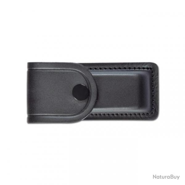 Etui Pielcu Cuir Moul Doubl - Noir / 120x58x20 mm