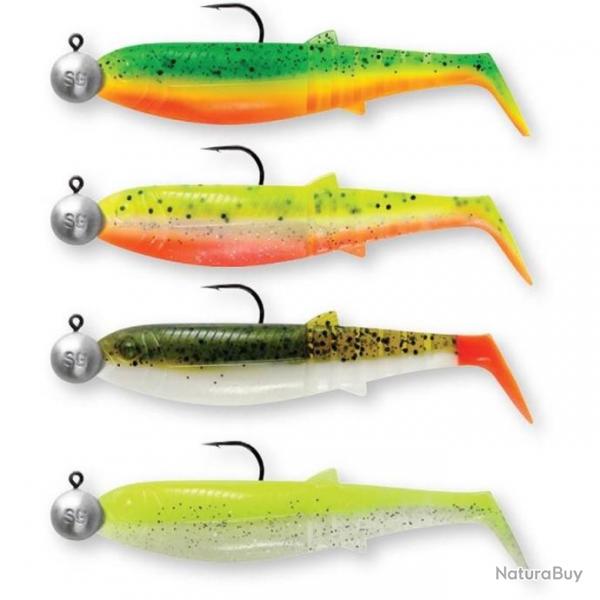 LEURRE SOUPLE SAVAGEAR CANNIBAL SHAD MONTES 10CMS TETE PLOMBEE 10G DARKWATER MIX