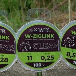 Nylon à Zig Prowess W-Ziglink - 100m 25/100-10LBS