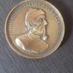 Medaille jacques Yves Cousteau