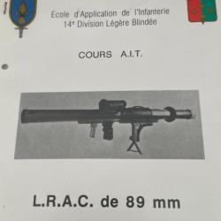 Notice LRAC 89mm