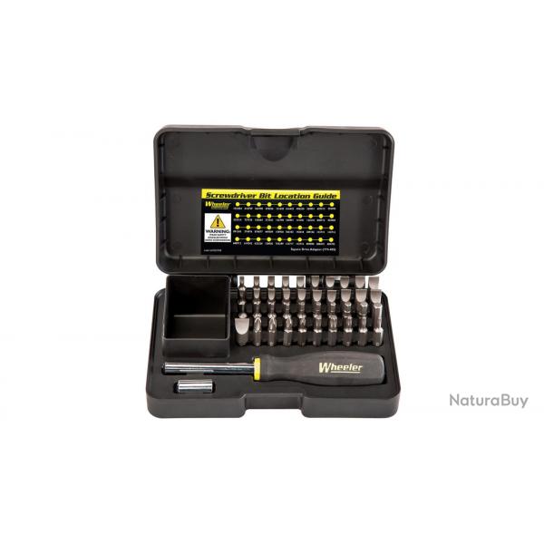 KIT TOURNEVIS ARMURIER PROFESSIONNEL 43 PIECES WHEELER