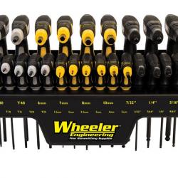 JEU DE 30 CLÉS A POIGNÉE LUXE ALLEN - SAE - METRIQUE - TORX QUALITÉ ARMURIER WHEELER