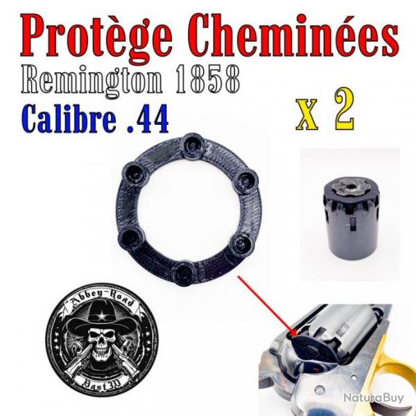 Protge chemines Remington 1858 calibre 44 pour tir  sec et entrainement - 2 exemplaires - Bast3d