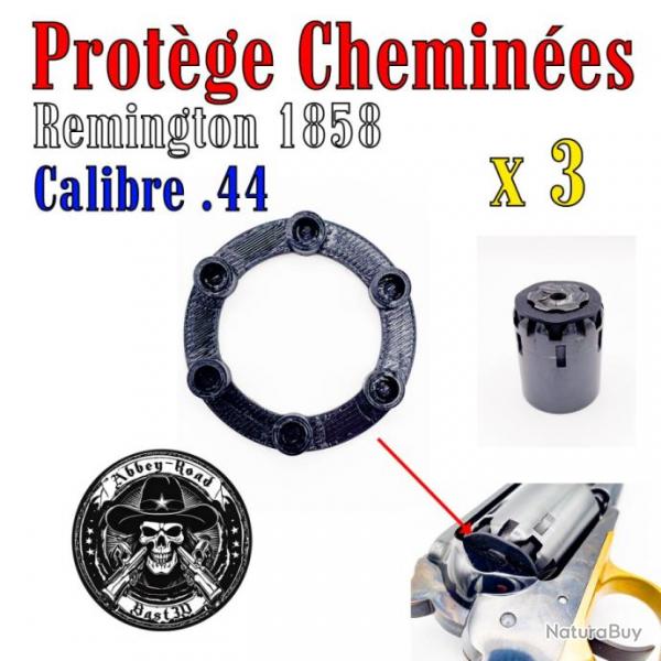 Protge chemines Remington 1858 calibre 44 pour tir  sec et entrainement - 3 exemplaires - Bast3d