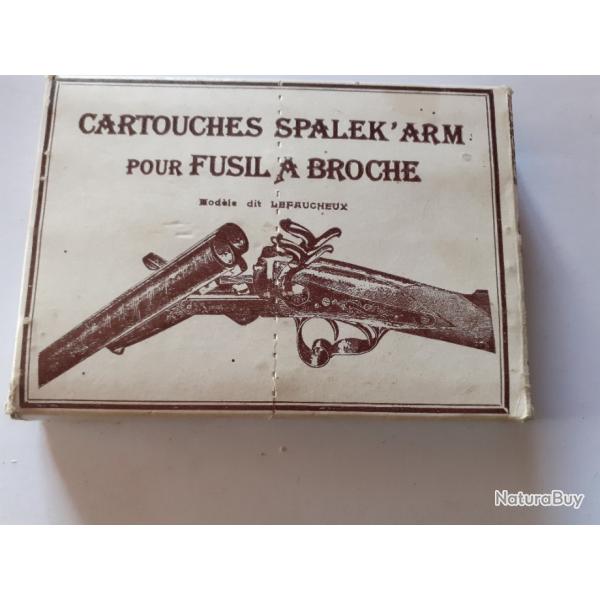 cartouche calibre 20  broche poudre noire n7