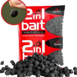 FJUKA BAIT PELLET 2IN1 FATBOY 10MM BLACK FJUKA BAIT