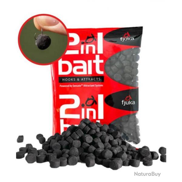 FJUKA BAIT PELLET 2IN1 FATBOY 10MM BLACK FJUKA BAIT