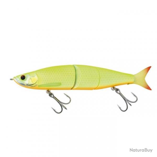 Poisson Nageur Trefle Creation Mirage JT S 16,1cm 45g 16,1cm Super Mat Chartreuse