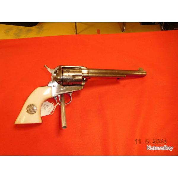 Colt NY  Peacemaker cal 45 chrom , Poignes Ivoire , Occasion sans prix de Rserve