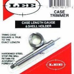 Lee Case Length Gauge Shell Holder (PILOTE DE LONGUEUR ET SUPPORT POUR RACCOURCISSEUR D'ETUITS) CAL: