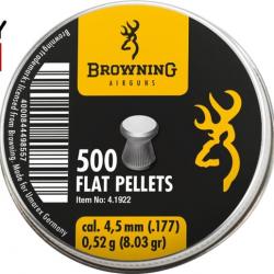 UMAREX Plomb Plat Browning 4,5 1 boîte de 500