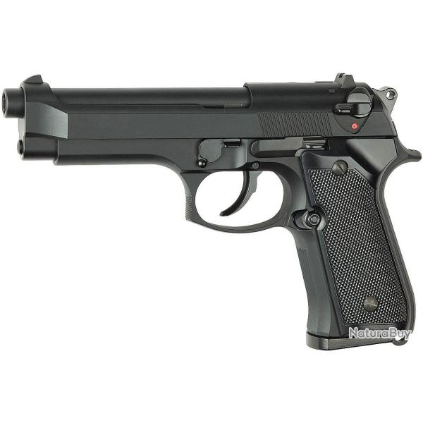 Pistolet airsoft M9 ASG Blowback gaz - Rplique semi-automatique