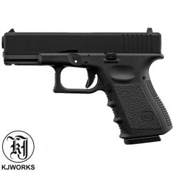 Pistolet Airsoft KJ Works KP-23-MS Gaz Compact à Système Blowback - 270 FPS