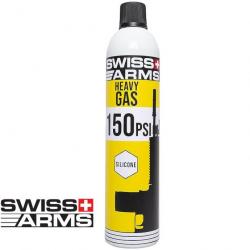 Bouteille de gaz Airsoft Swiss arms Scar Heavy (150 PSI) Lubrifié 760ml