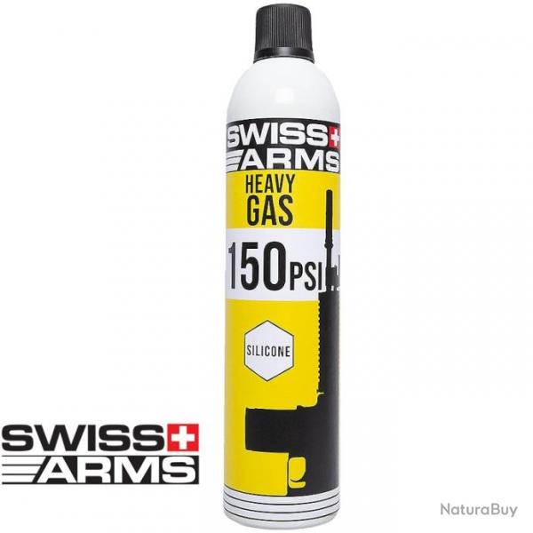 Bouteille de gaz Airsoft Swiss arms Scar Heavy (150 PSI) Lubrifi 760ml