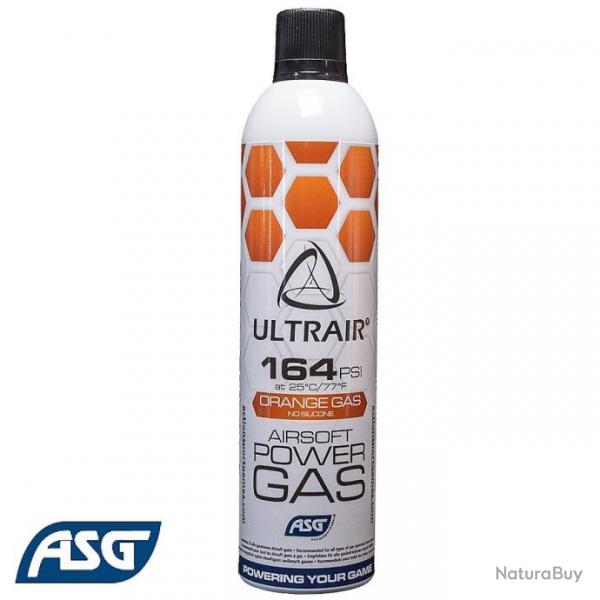 Gaz airsoft Ultrair ASG - 570 ml, haute pression, 164 PSI pour GBBR et GBB ORANGE