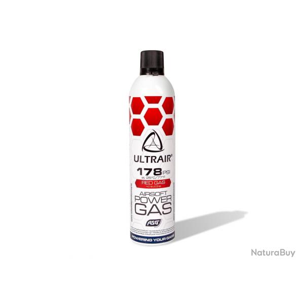 ASG Ultrair Propellant, Gaz, 570 ml, 178 PSI, EP, Rouge