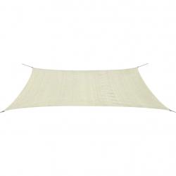Parasol en pehd rectangulaire 4 x 6 m crème 02_0008591