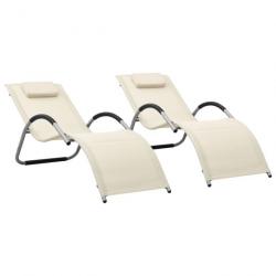 Chaises longues textilène 2 pcs crème et gris 02_0011962