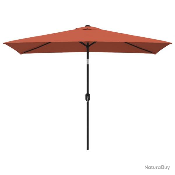 Parasol avec mt en mtal 300 x 200 cm terre cuite 02_0008136
